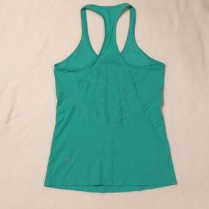 Lululemon Cool Racerback with laser cut decoration